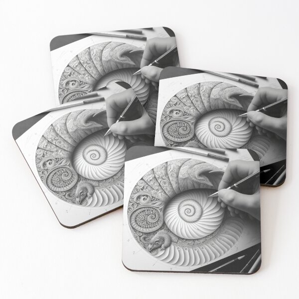 Item preview, Hand Drawn Fibonacci Style Infographic  designed and sold by RAGANADesign.