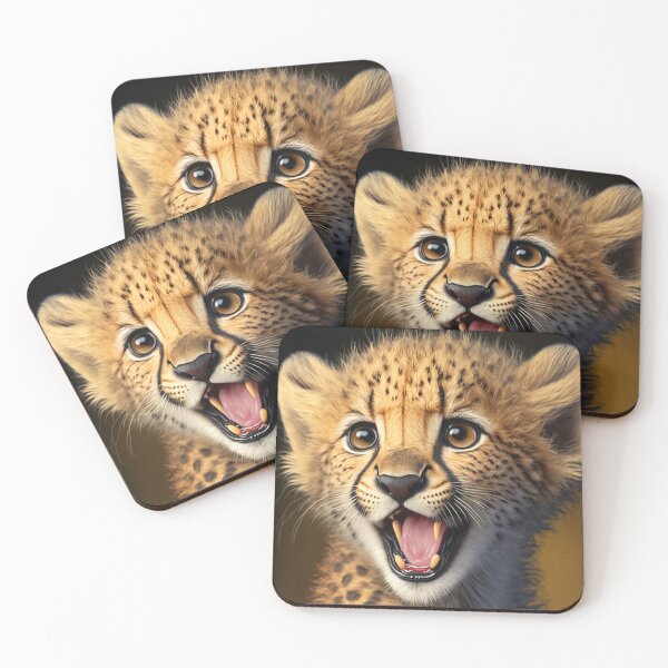 Item preview, Lui the cheetah baby designed and sold by EnjoyDigitalArt.