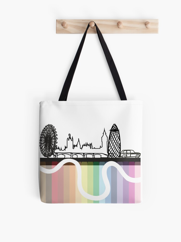 Thumbnail 1 of 2, Tote Bag, London Rainbow LGBT Eastenders designed and sold by oodelally.