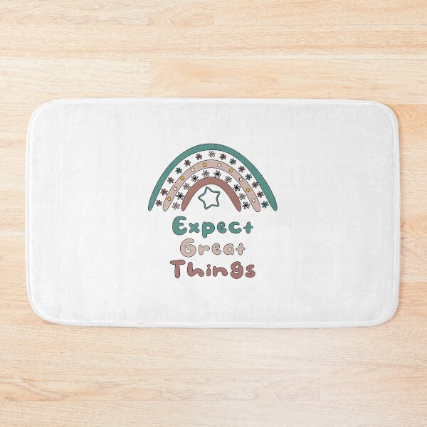 Item preview, Expect great things motivational boho rainbow designed and sold by Awesome 4 all.