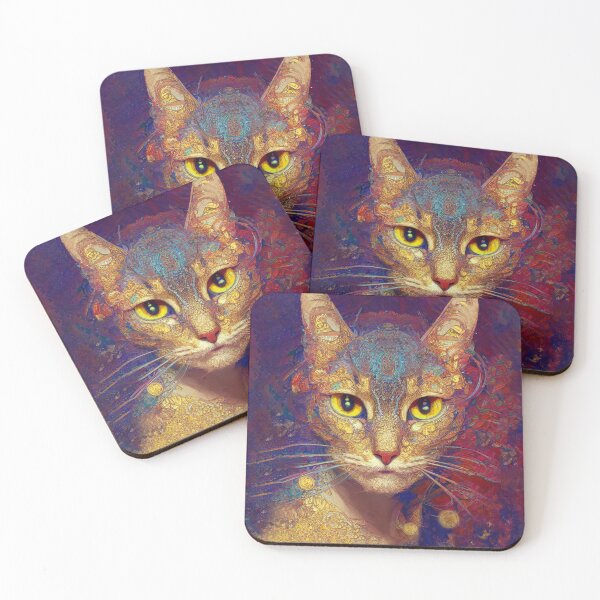 Item preview, Contemporary Cat Portrait - 3 designed and sold by Julia Rudens.