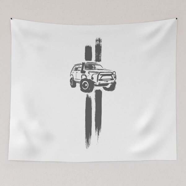 Item preview, Toyota 4runner 4x4 off-road brush art designed and sold by JustStrokes.