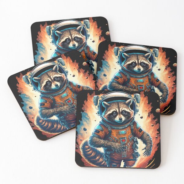 Item preview, astro racoon designed and sold by olazlo.