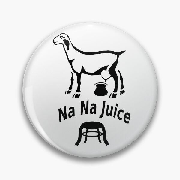 Item preview, Black and White Nanny Goat Milking Stool designed and sold by grounds.