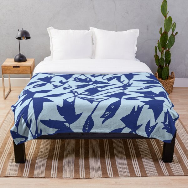 Item preview, Colorado, Geometric Design In Violet, Alice Blue, And Air Force Blue. designed and sold by I-Desire.