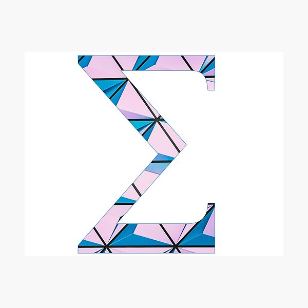 Item preview, Geometric Sigma designed and sold by annxva.