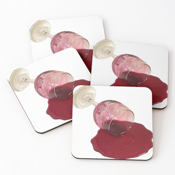 Item preview, Spilled glass of red wine designed and sold by nataliabrito.