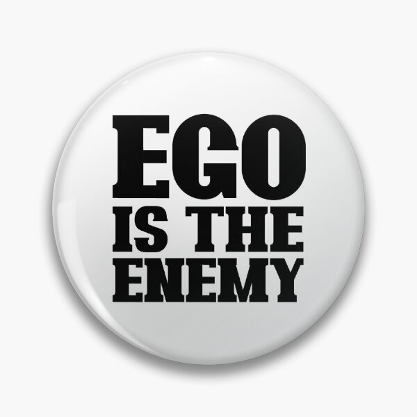 Item preview, Ego is the enemy (black) designed and sold by didijuca.