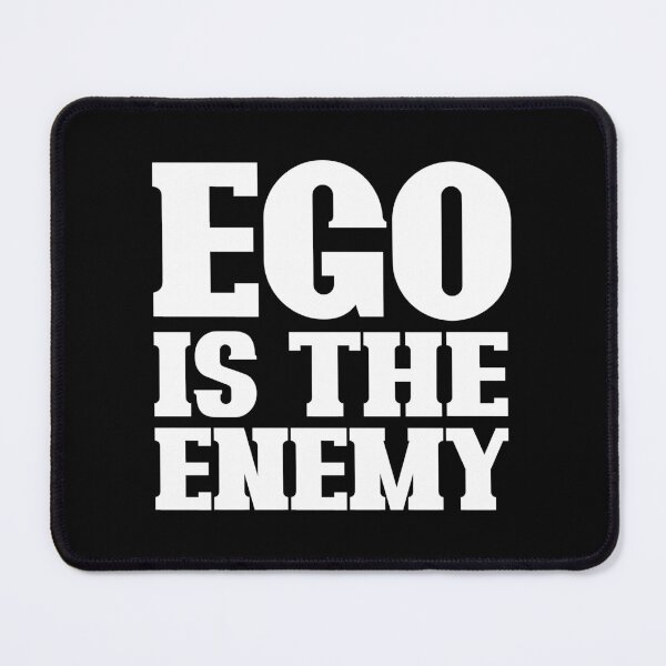 Item preview, Ego is the enemy (white) designed and sold by didijuca.