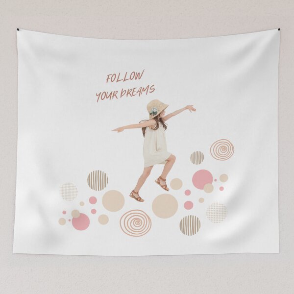 Item preview, Follow your dreams designed and sold by Hillys Digital collage.