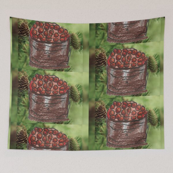 Item preview, Basket with Cedar Nuts designed and sold by mila-ola.