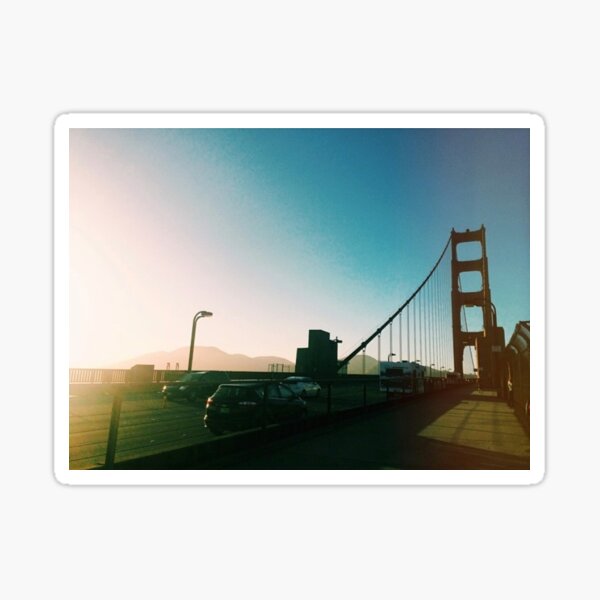san francisco golden gate bridge Sticker