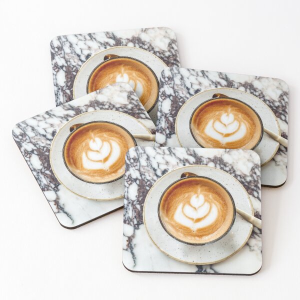 Item preview, Latte, Marble Background  designed and sold by newburyboutique.