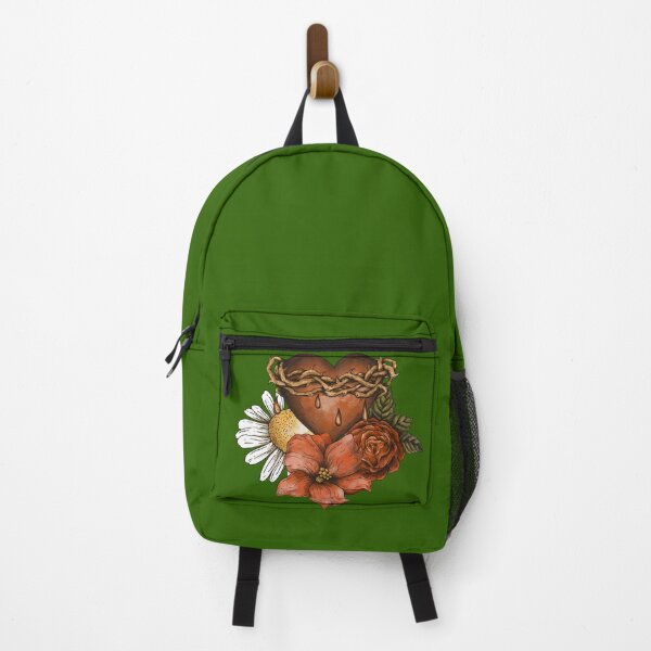 Item preview, Sacred Heart on Bed of Flowers designed and sold by GypsyGarou.