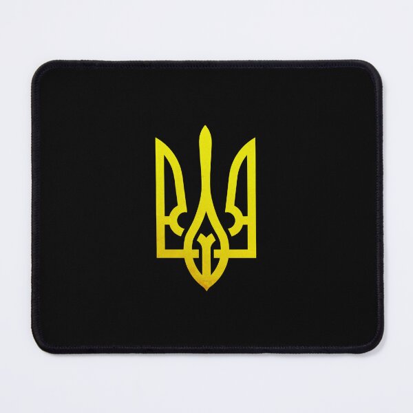 Item preview, Yellow coat of arms of Ukraine designed and sold by HetmanArt.