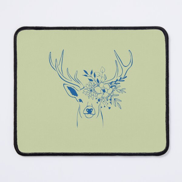 Item preview, Deer With Flower Head designed and sold by TheCatmeow2000.