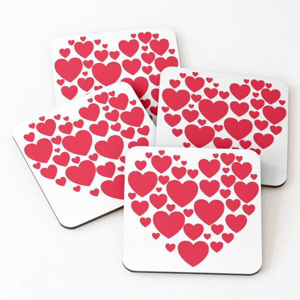 Item preview, Red hearts designed and sold by TheTwoWorlds.