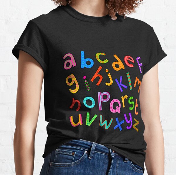 Doodle Alphabet Letters Classic T-Shirt
