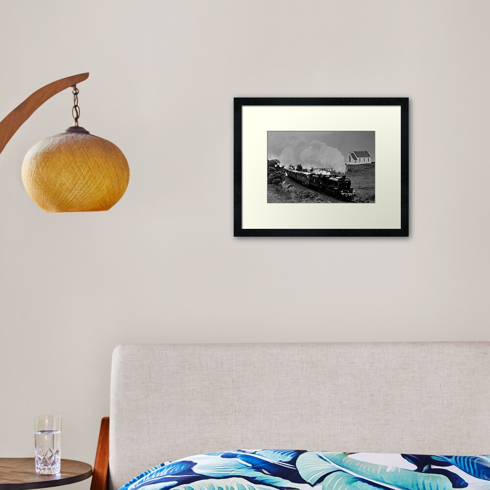 The Jacobite Steam Train, Polnish, Scotland. Framed Art Print