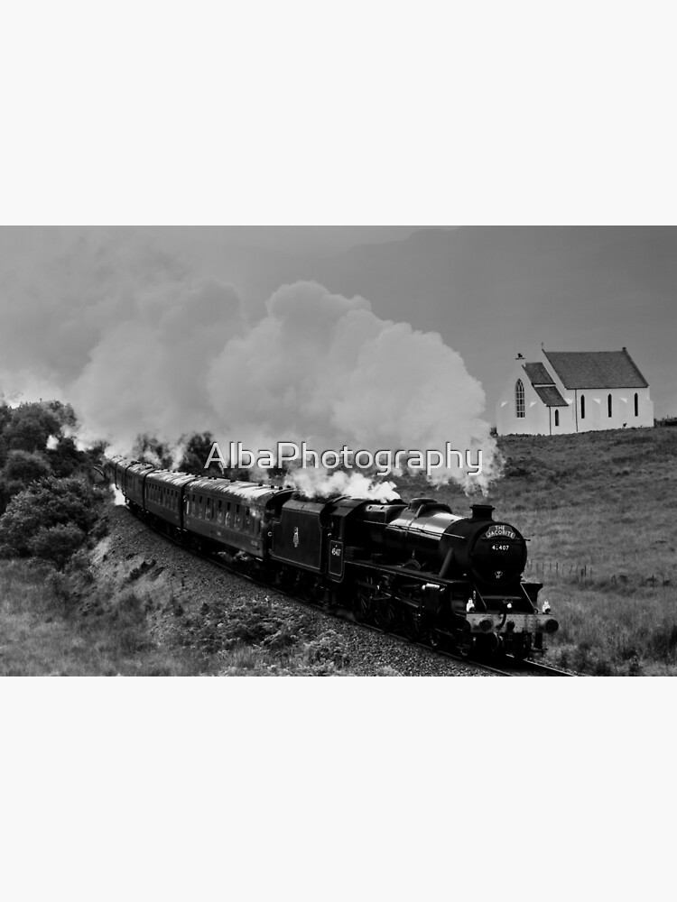 The Jacobite Steam Train, Polnish, Scotland. by AlbaPhotography