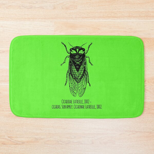 Item preview, Cicada Scientific Family Black Line Drawing Modern Design designed and sold by EarthArtDesigns.