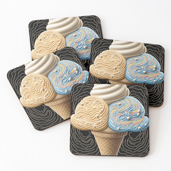 Item preview, Ice cream magnetic field designed and sold by osssoconcept.