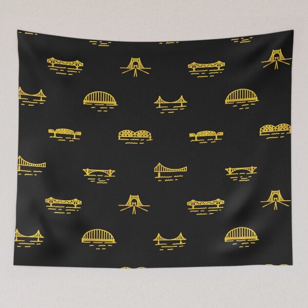 Item preview, Pittsburgh Bridge Pattern designed and sold by polliadesign.