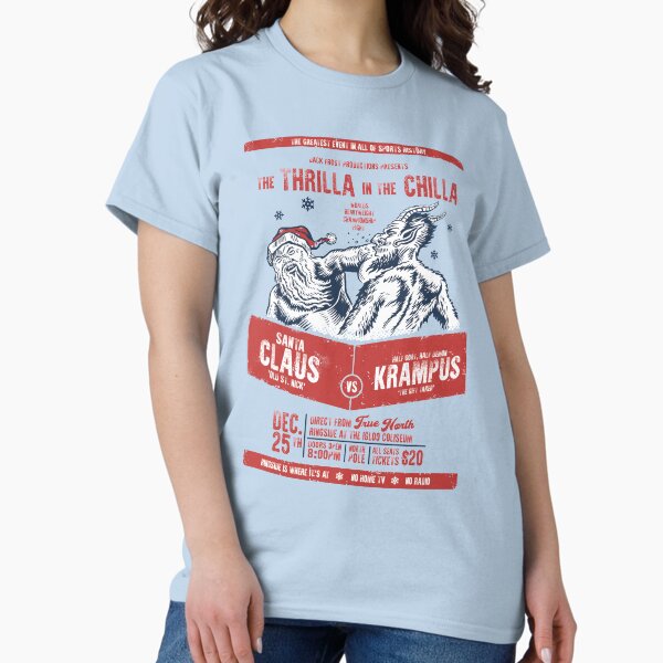 Item preview, Santa Claus VS Krampus: The Thrilla in the Chilla designed and sold by David Garvey.