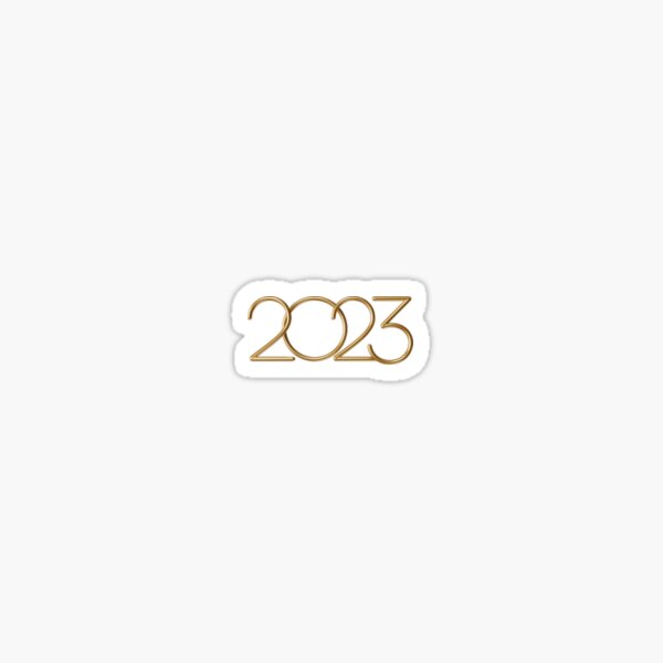 Item preview, 2023 NEW YEAR STICKER designed and sold by naiamb.