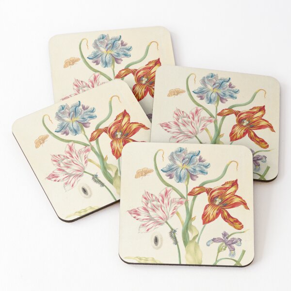 Item preview, Tulips and Irises by Johanna Helena Herolt, 1700 designed and sold by Natural History Prints.