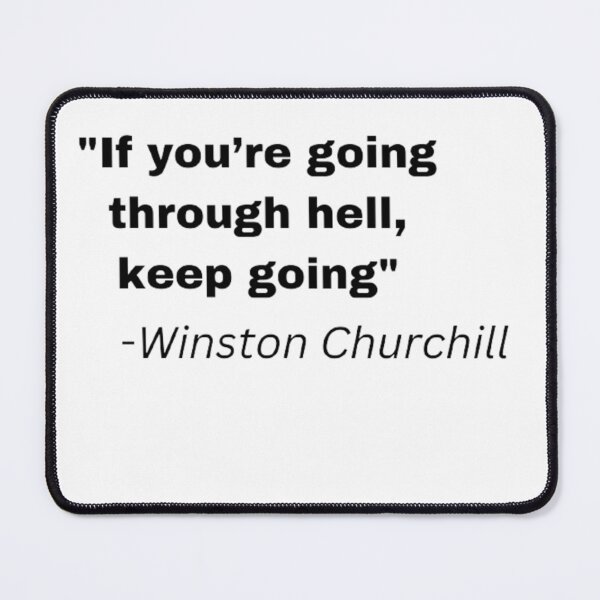 Item preview, Winston Churchill Quotes designed and sold by dfxupt.