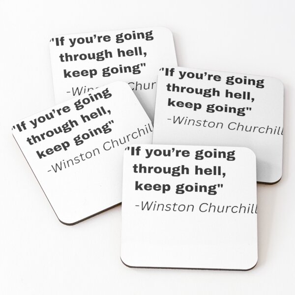 Item preview, Winston Churchill Quotes designed and sold by dfxupt.
