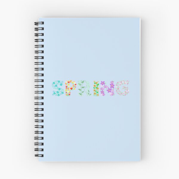 Item preview, Spring Flower Lettering Blue designed and sold by ELO-Hello-art.