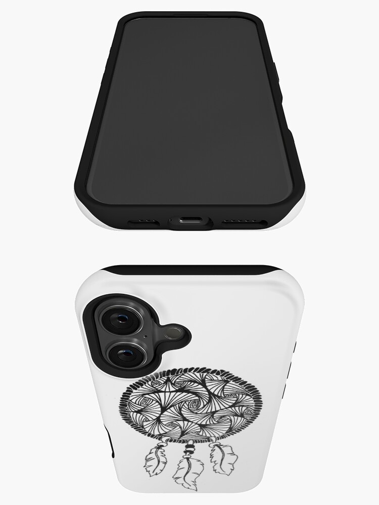 Thumbnail 3 of 4, iPhone Case, Dreamcatcher Mandala designed and sold by oodelally.