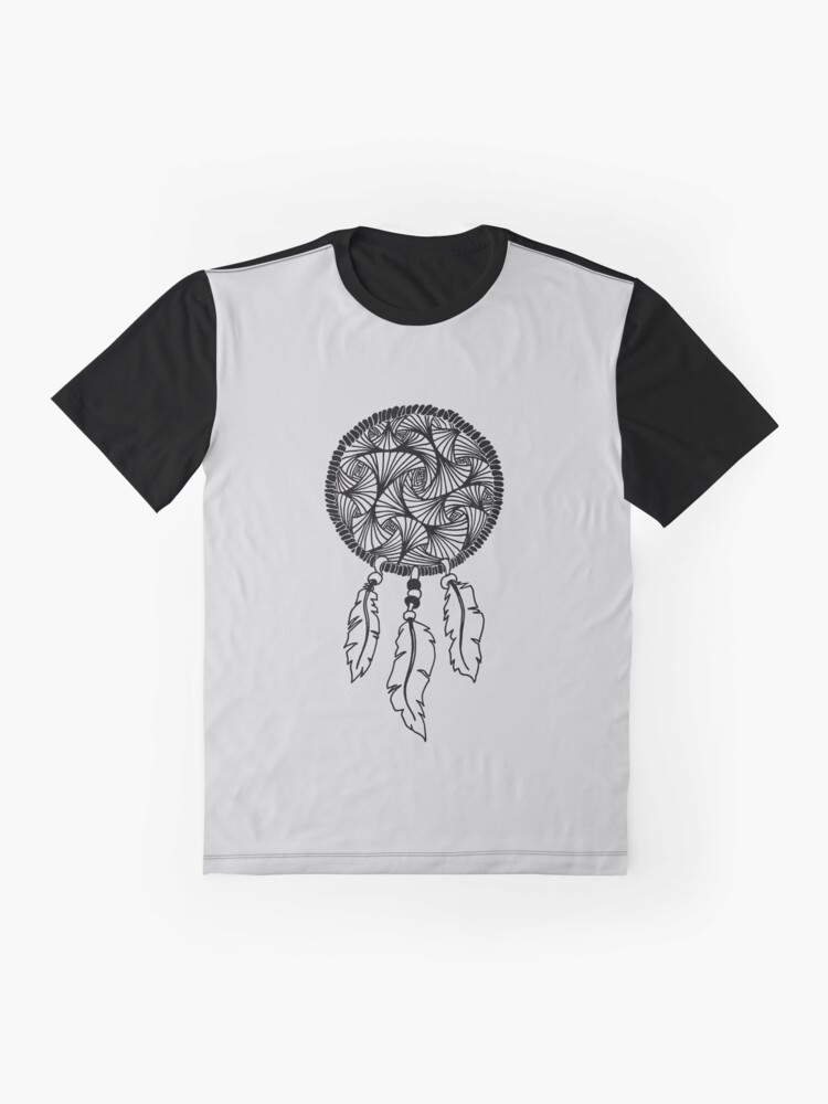 Thumbnail 4 of 5, Graphic T-Shirt, Dreamcatcher Mandala designed and sold by oodelally.