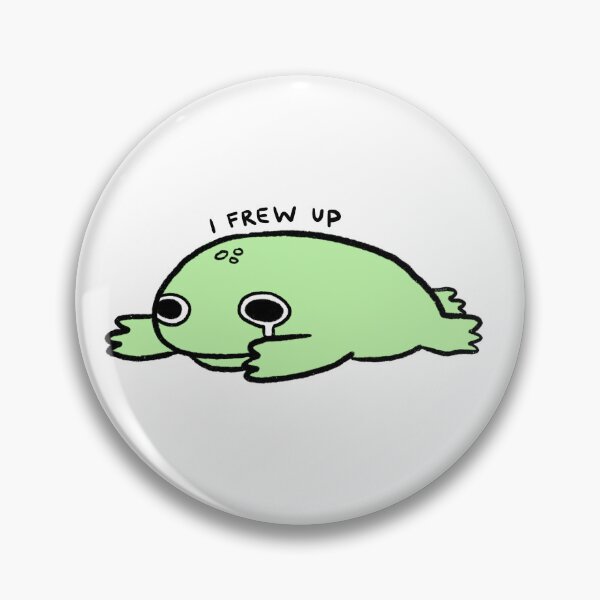 Item preview, I frew up | crying green frog  designed and sold by iristocat.