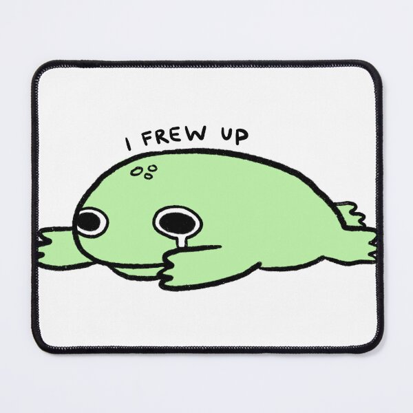 Item preview, I frew up | crying green frog  designed and sold by iristocat.