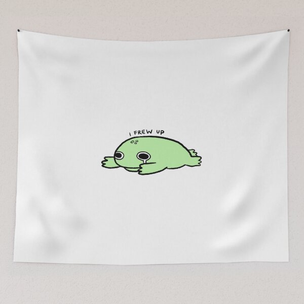 Item preview, I frew up | crying green frog  designed and sold by iristocat.