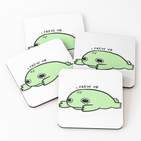 Item preview, I frew up | crying green frog  designed and sold by iristocat.