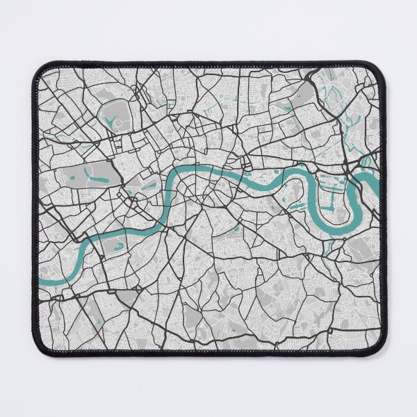 Item preview, London England UK Map - Minimal Style w/ Roads designed and sold by wxnw-designs.