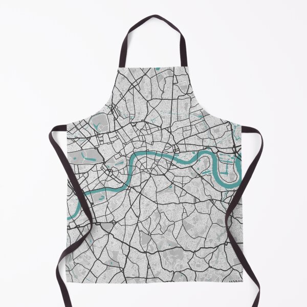 Item preview, London England UK Map - Minimal Style w/ Roads designed and sold by wxnw-designs.