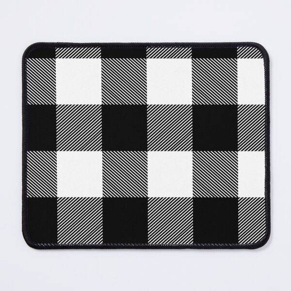 Item preview, Black and White Buffalo Plaid designed and sold by Clickcreations.