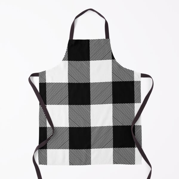 Artikelvorschau, Schwarz-Weiß-Büffel-Plaid entworfen und verkauft von Clickcreations.