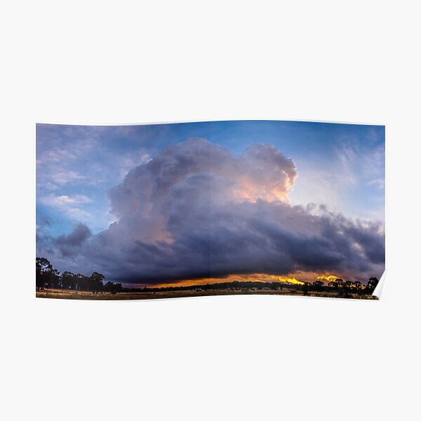 One Cloud Sunset Poster