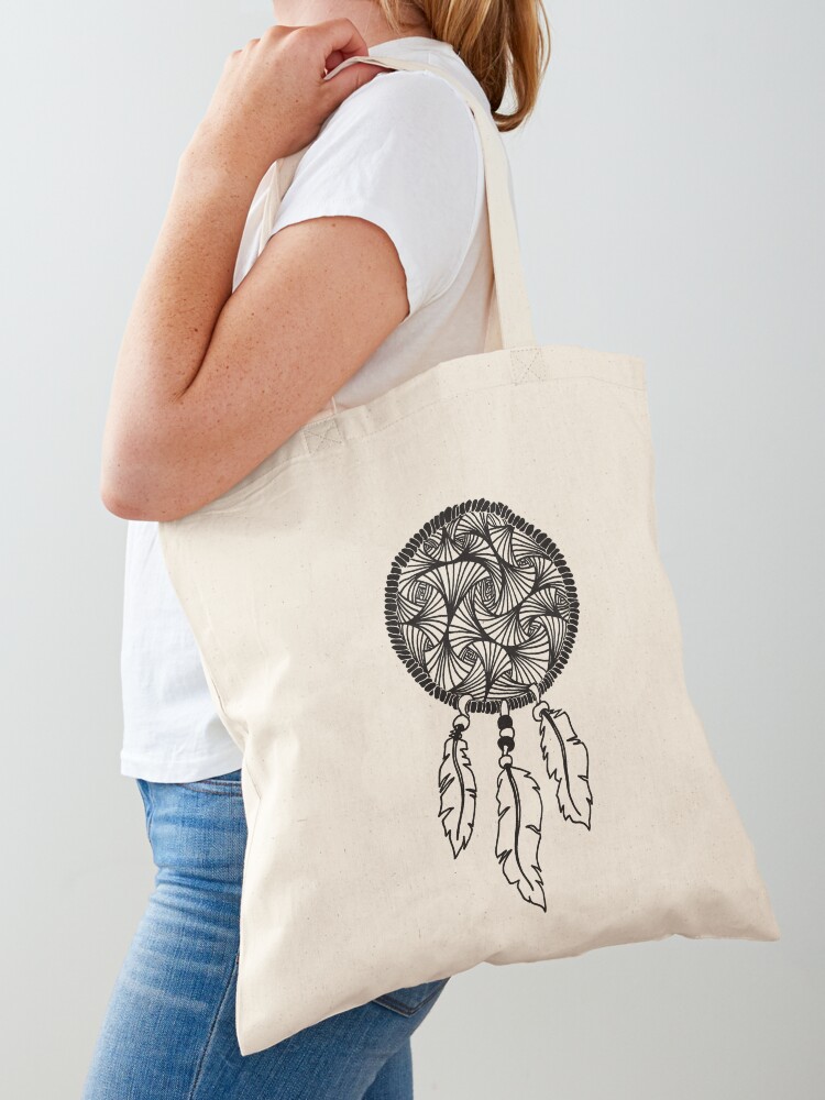 Tote Bag, Dreamcatcher Mandala designed and sold by oodelally