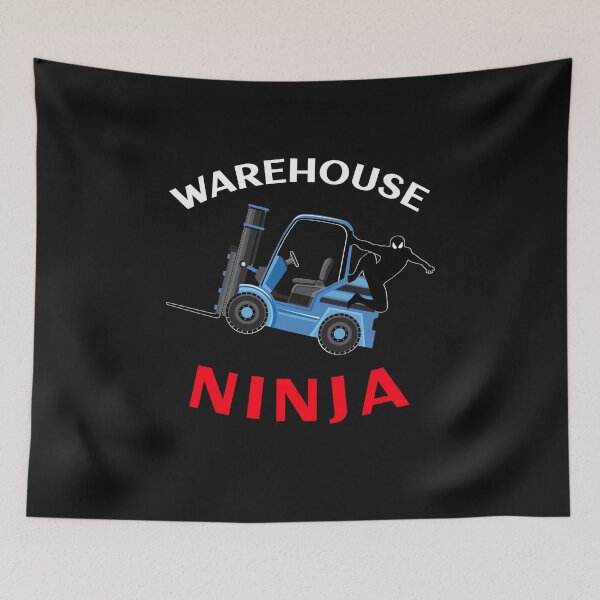 Item preview, Forklift Ninja, Warehouse Ninja NFWBR designed and sold by TeamsterLife.