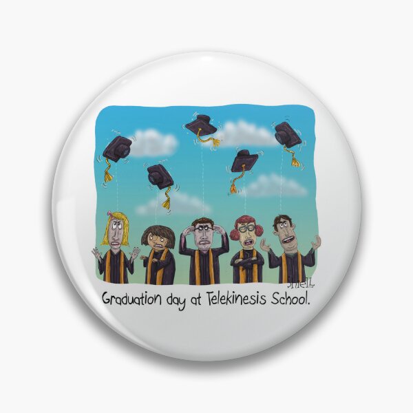 Item preview, Graduation Day at Telekinesis School designed and sold by wanderingmelon.