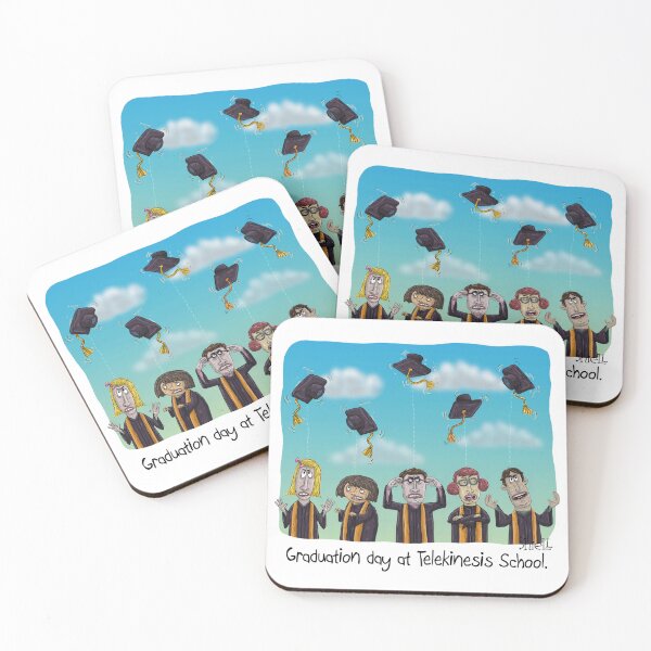 Item preview, Graduation Day at Telekinesis School designed and sold by wanderingmelon.