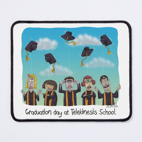 Item preview, Graduation Day at Telekinesis School designed and sold by wanderingmelon.