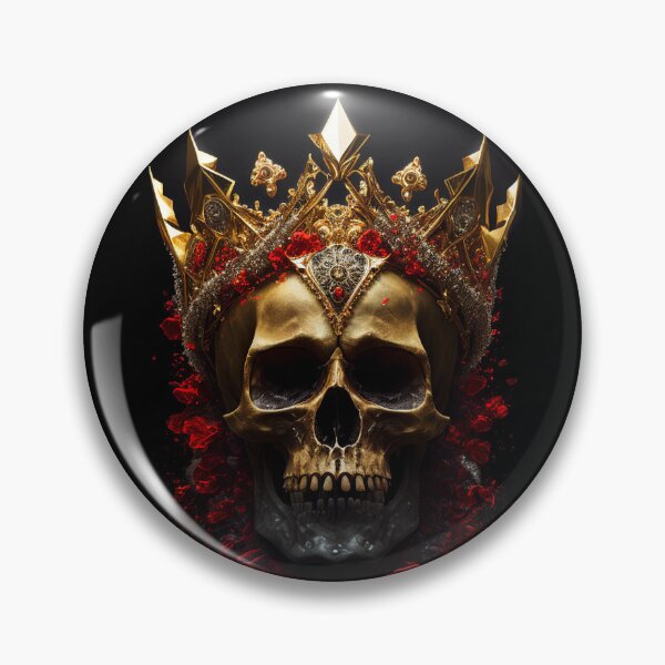 Item preview, Skull with Flower Crown designed and sold by JABG-01.